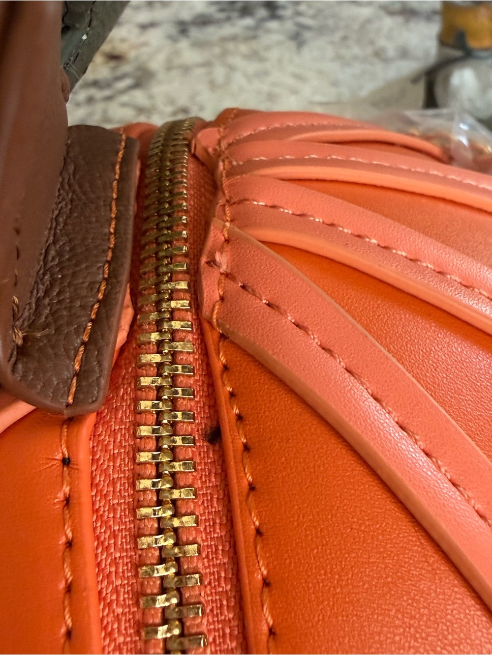 NEW Betsey Johnson Kitsch NO GUTS NO GLORY Pumpkin Crossbody In Orange - Picture 11 of 16